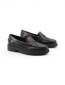 Mocassino penny loafers in pelle donna
