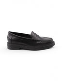 Mocassino penny loafers in pelle donna