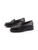 Mocassino penny loafers in pelle donna