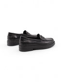 Mocassino penny loafers in pelle donna