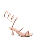 Sandalo alla schiava con strass donna