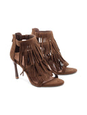 Sandalo gladiatore scamosciato da donna