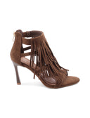 Sandalo gladiatore scamosciato da donna