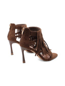 Sandalo gladiatore scamosciato da donna