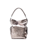 Half Logo Arica Dark Silver zaino donna