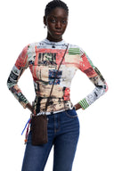 Half Logo Milton porta telefono donna