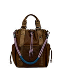 Neo Grunge Globe Brown zaino donna