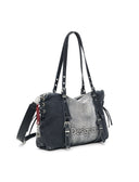 Bag Half Logo Denim Lanuza borsa donna