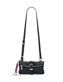 Mone Half Logo Clutch Micro Black borsa
