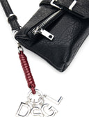 Mone Half Logo Clutch Micro Black borsa