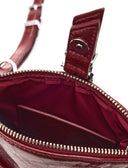 Mone Half Logo Clutch Micro Granate