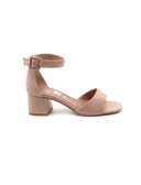 Sandalo ankle strap in vera pelle donna
