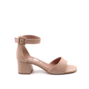Sandalo ankle strap in vera pelle donna