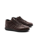 Sneaker casual in pelle da uomo