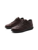 Sneaker casual in pelle da uomo