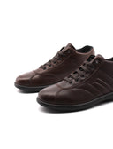 Sneaker casual in pelle da uomo