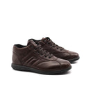 Sneaker casual in pelle da uomo