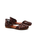 Sandalo in vera pelle da donna
