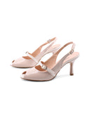 Décolleté slingback open toe da donna