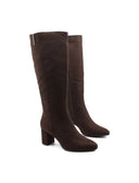 Stivale alto a punta da donna