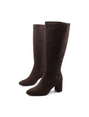 Stivale alto a punta da donna