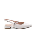 Ballerina slingback con gioielli donna
