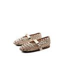 Ballerina laminata con fibbia da bimba