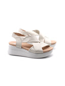 Sandalo in vera pelle da donna