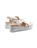 Sandalo in vera pelle da donna