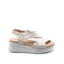 Sandalo in vera pelle da donna