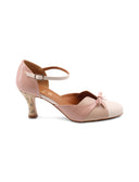 Decolleté con fiocchetto e cinturino