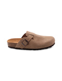 Sabot in scamosciato con fibbia donna