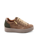 Sneaker scamosciata con zip da donna