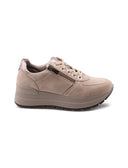 Sneaker platform scamosciata da donna