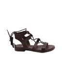 Sandalo alla schiava in pelle da donna