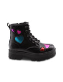 Metallic Heart anfibio con cuori bimba