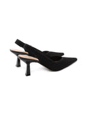 Decolleté slingback in tessuto donna