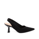 Decolleté slingback in tessuto donna