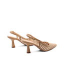 décolleté slingback intrecciata donna