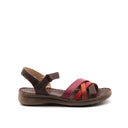 Sandalo in vera pelle da donna