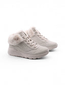 Cozy Leopard sneaker alta donna