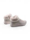 Cozy Leopard sneaker alta donna