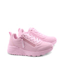 Sneaker con chiusura zip laterale bimba