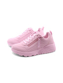 Sneaker con chiusura zip laterale bimba