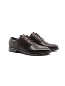 Scarpe elegante uomo in pelle marrone