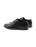 Stringata uomo elegante vera pelle nera
