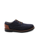 Scarpa derby uomo in pelle scamosciata