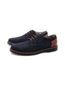 Scarpa derby uomo in pelle scamosciata
