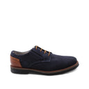 Scarpa derby uomo in pelle scamosciata