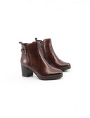 Ankle boot marrone in pelle da donna